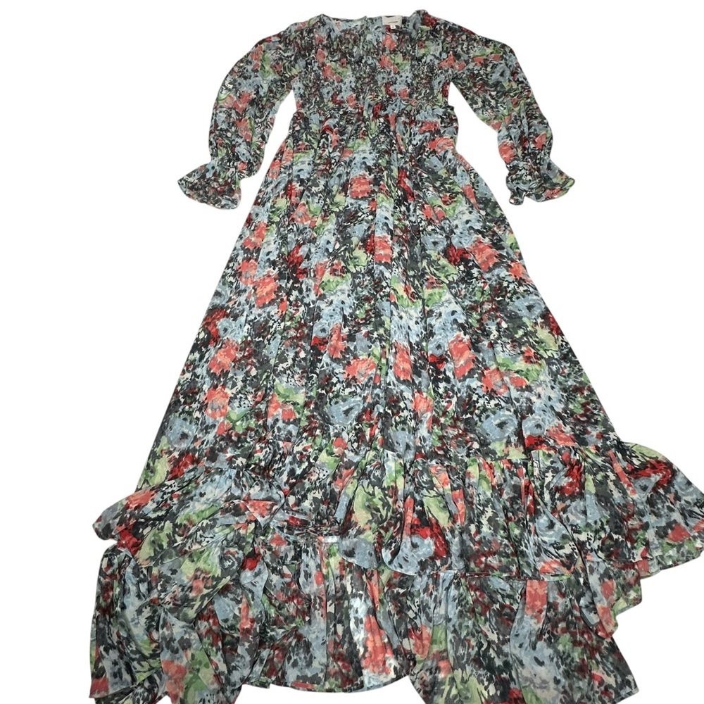 NWOT Cinq a Cept Leigh Floral Maxi Dress 8 - Picture 10 of 16